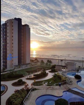 apartment em Avenida Presidente Castelo Branco, Mirim - Praia Grande - SP