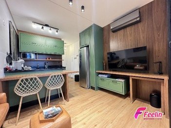 apartment em João Pio Duarte Silva, Córrego Grande - Florianópolis - SC