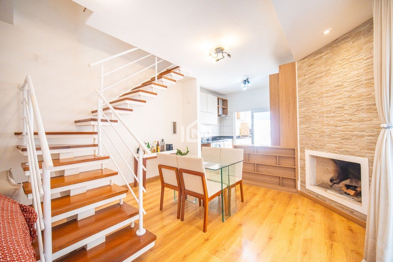 casa a venda no condominio modernita granja - sala de jantar