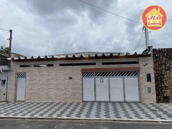 house em Rua Franklin Alves de Moura, Antártica - Praia Grande - SP