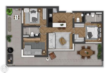 apartment em Rua Augusta, Cerqueira César - São Paulo - SP
