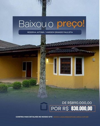 house em Rua Avelino Soares Rodrigues, Jardim Portão Vermelho - Vargem Grande Paulista - SP