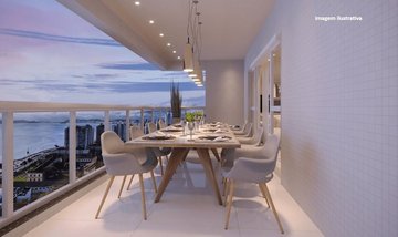 apartment em Avenida Rei Pelé, Ponta da Praia - Santos - SP