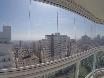 apartment em Avenida Presidente Castelo Branco, Aviação - Praia Grande - SP