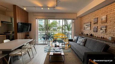 apartment em Rua Gilberto Glasser, Mar e Céu - Guarujá - SP