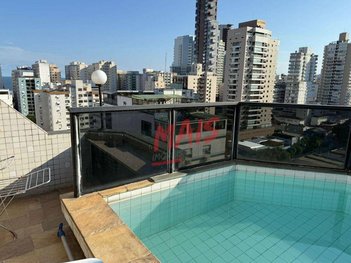 apartment em Avenida Doutor Bernardino de Campos, Pompéia - Santos - SP