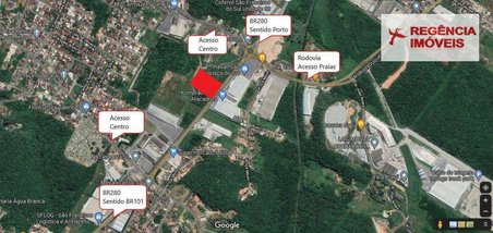 commercial_land_lot em Rodovia BR-280, Rocio Grande - São Francisco do Sul - SC