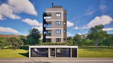 apartment em Rua Giovanni Pisano, Aririú - Palhoça - SC