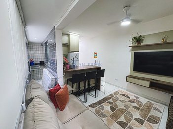 apartment em Rua Rui Barbosa, Canto do Forte - Praia Grande - SP