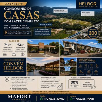 house em Avenida Francisco Rodrigues Filho, Vila Mogilar - Mogi das Cruzes - SP