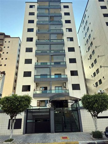 apartment em Rua Monteiro Lobato, Ocian - Praia Grande - SP