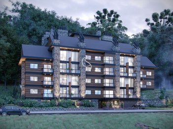 apartment em Avenida Borges de Medeiros, Centro - Gramado - RS