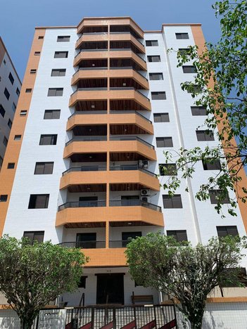 apartment em Rua Monteiro Lobato, Ocian - Praia Grande - SP