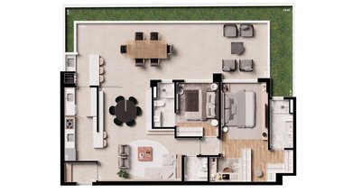apartment em Avenida Iguaçu, Rebouças - Curitiba - PR