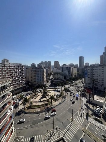 apartment em Rua Galeão Carvalhal, Gonzaga - Santos - SP
