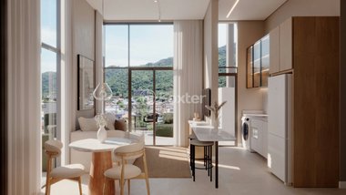apartment em Rua da Escova de Garrafa, Cachoeira do Bom Jesus - Florianópolis - SC