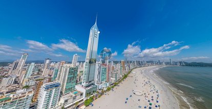 apartment em Avenida Atlântica, Centro - Balneário Camboriú - SC