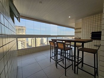 apartment em Rua Argentina, Guilhermina - Praia Grande - SP