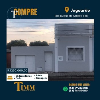 house em Rua Duque de Caxias, Centro - Jaguarão - RS