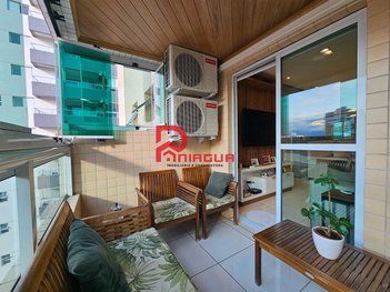 apartment em Rua Doutor João Sampaio, Guilhermina - Praia Grande - SP