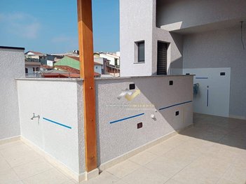apartment em Rua da Liberdade, Jardim Teles de Menezes - Santo André - SP