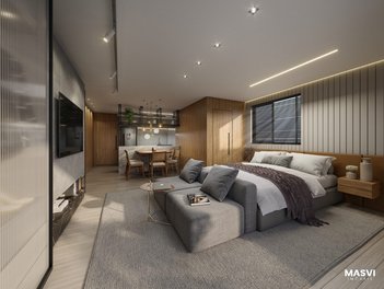 apartment em Rua Antônio Scherer, Kobrasol - São José - SC