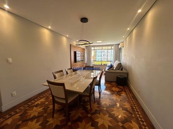 apartment em Avenida Senador Pinheiro Machado, Campo Grande - Santos - SP