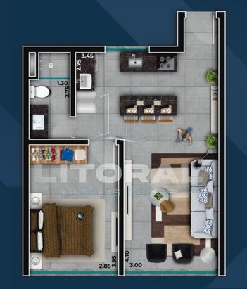 apartment em Avenida Central, Xangri-Lá - Xangri-Lá - RS