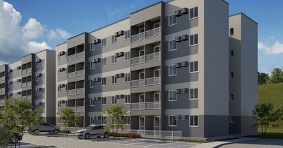 apartment em Rua Alberto de Oliveira, Dois Carneiros - Jaboatão dos Guararapes - PE