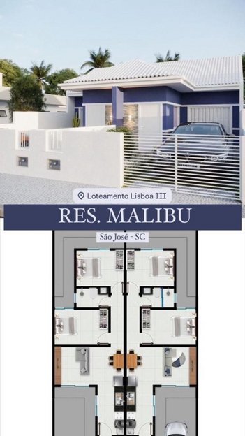 house em Rua GM Marcelo Corrêa Awdziej, Forquilhas - São José - SC