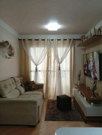 apartment em Rua Giovanni Battista Pirelli, Vila Homero Thon - Santo André - SP