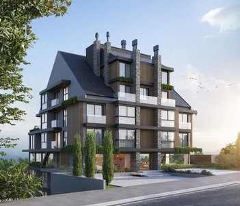 apartment em Avenida das Hortênsias, Jardim Bela Vista - Gramado - RS