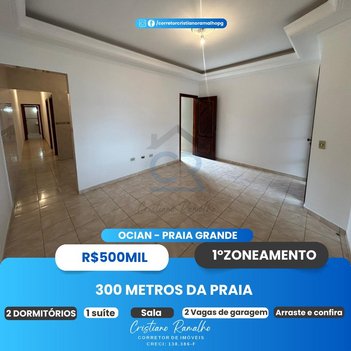 house em Rua Carlos Gomes, Ocian - Praia Grande - SP