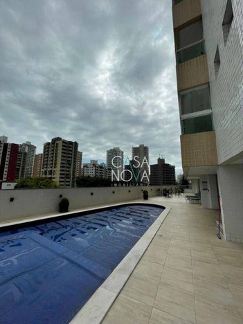 apartment em Rua Joaquim Teixeira de Carvalho, Canto do Forte - Praia Grande - SP