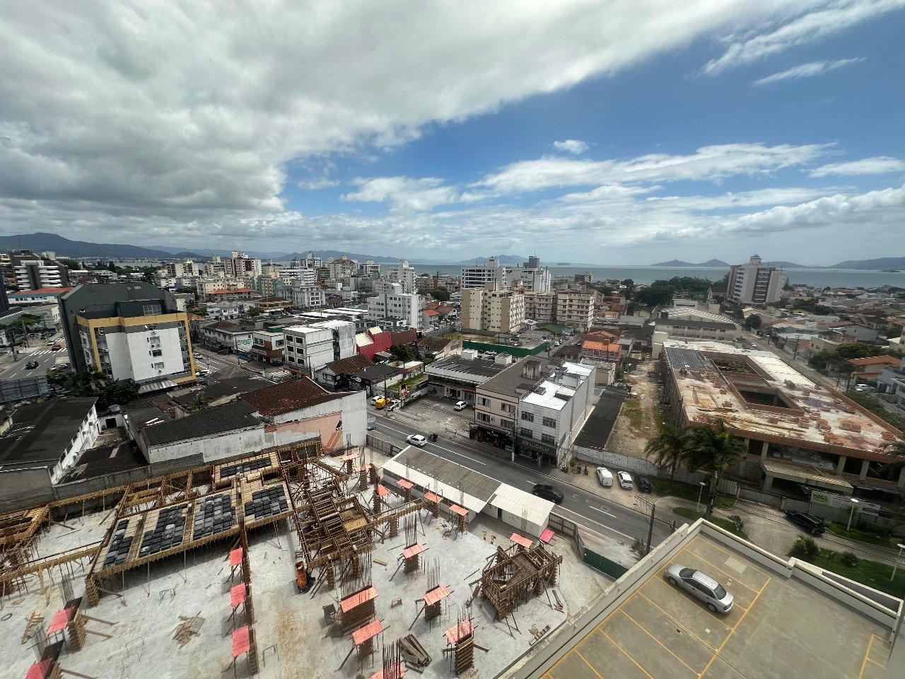 Vista quartos e sacada