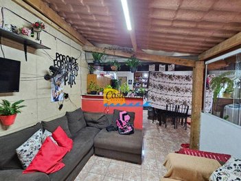 house em Rua Maria Helena Fernandes Dib, Sítio do Campo - Praia Grande - SP