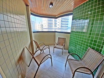 apartment em Rua Doutor Júlio de Mesquita Filho, Aviação - Praia Grande - SP