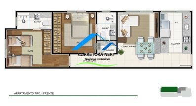 apartment em Pium-I, Cruzeiro - Belo Horizonte - MG
