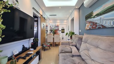 apartment em Avenida Washington Luís, Vila Mathias - Santos - SP