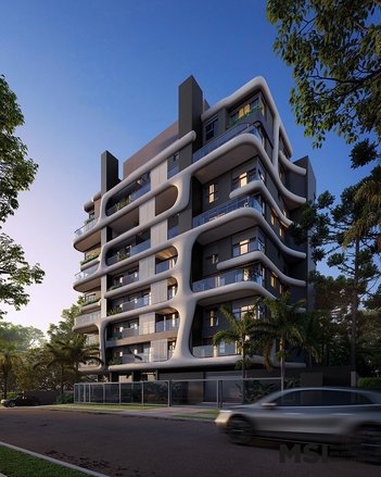 apartment em Rua Fausto Nascimento Bittencourt, Ahú - Curitiba - PR