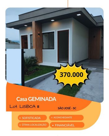 house em Rua Rita de Cassia Harger Gerlach, Forquilhas - São José - SC