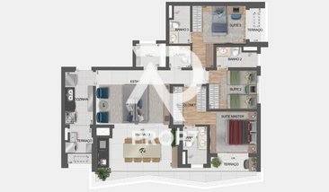 apartment em Avenida Armando Ferrentini, Paraíso - São Paulo - SP