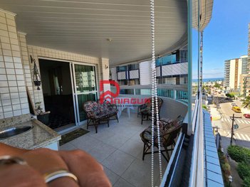 apartment em Rua Copacabana, Guilhermina - Praia Grande - SP