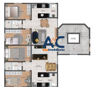apartment em Rio Verde, Asteca (São Benedito) - Santa Luzia - MG