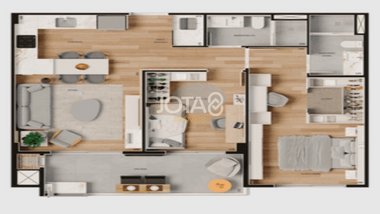 apartment em Rua Rosa Neumann, Campina do Siqueira - Curitiba - PR