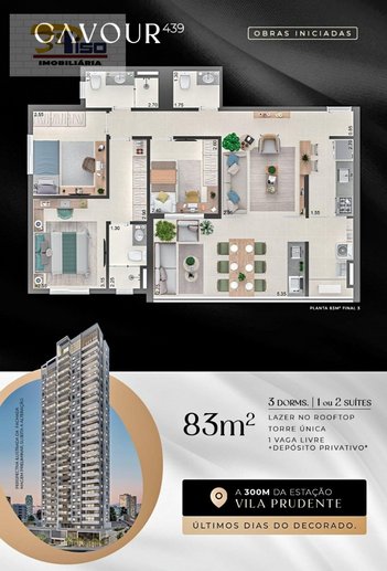 apartment em Rua Cavour, Vila Prudente - São Paulo - SP