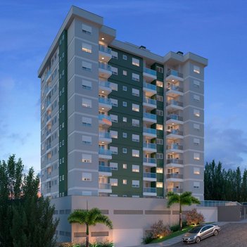 apartment em Rua das Gardênias, Cidade Nova - Caxias do Sul - RS