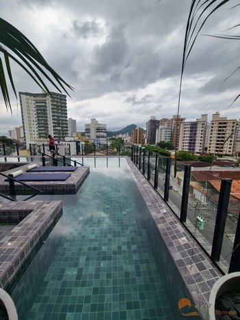 apartment em Rua Fumio Miyazi, Guilhermina - Praia Grande - SP