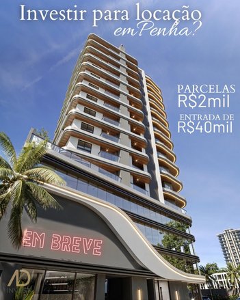 apartment em Avenida Eugênio Krause, Centro - Penha - SC