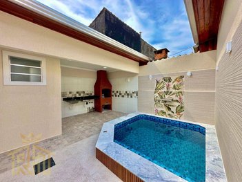 house em Rua Maria Beltrame Borloni, Caiçara - Praia Grande - SP